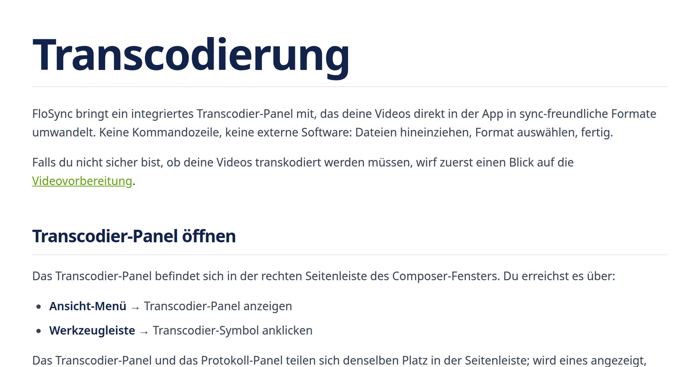 Video-Transkodierung: H.264, ProRes & DNxHR | FloSync